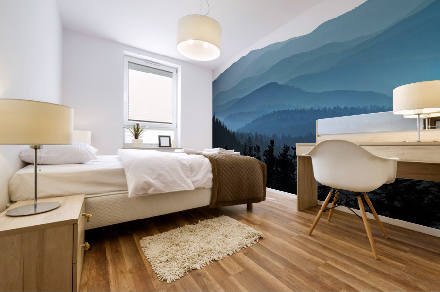 The Smokies Mural print