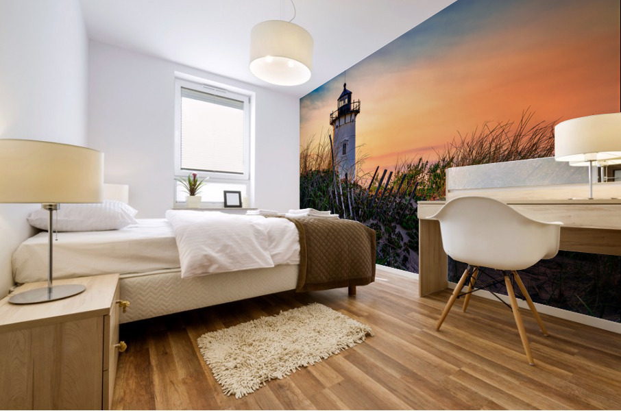 Race Point Lighthouse Mural print
