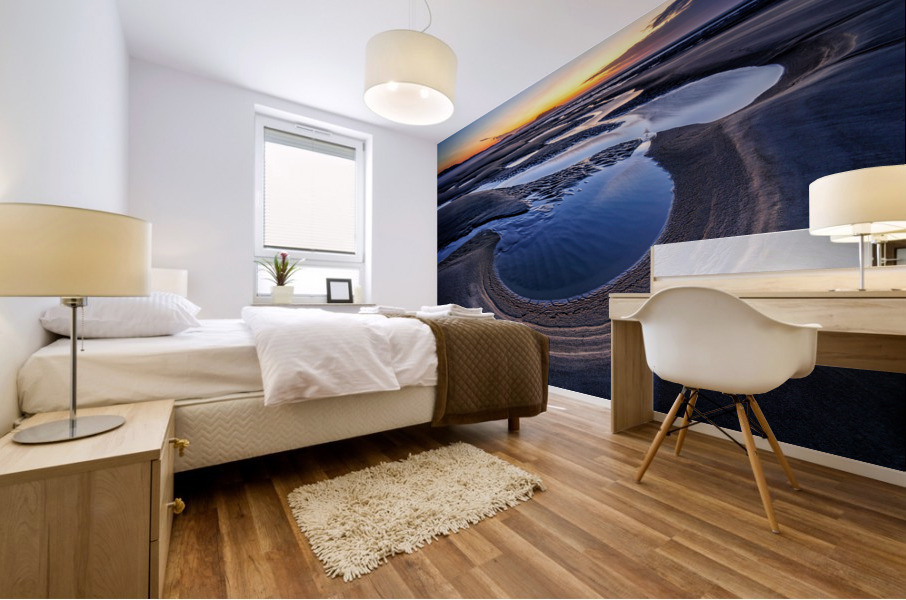 Popham Beach Sunrise Mural print