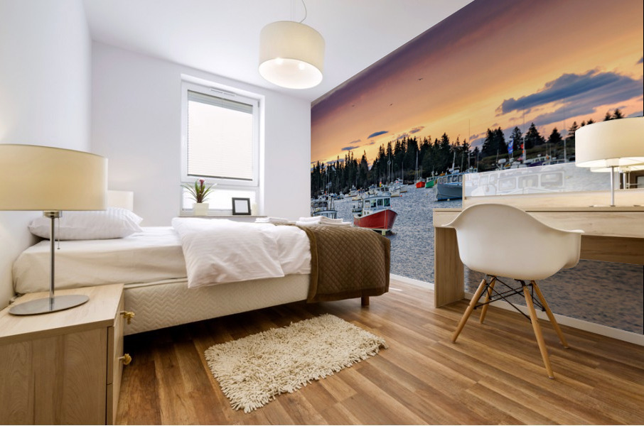 Carvers Harbor Mural print