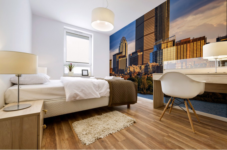 Summer Evening in Boston Mural print