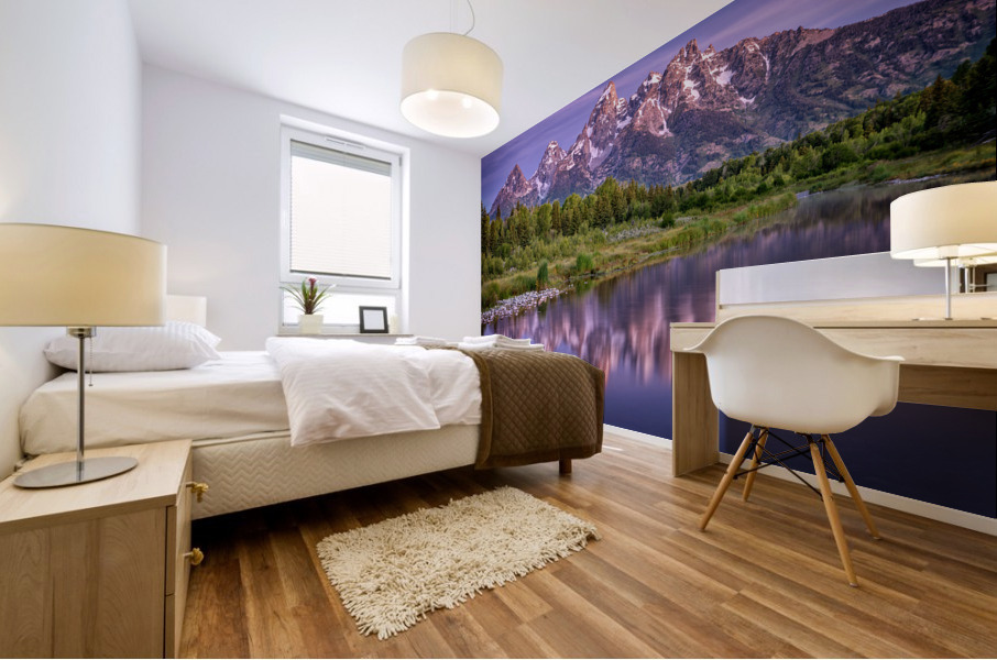 Teton Reflection Mural print