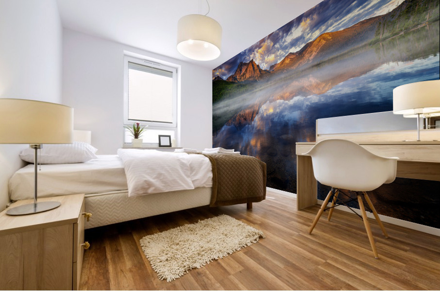 Sawtooth Reflections Mural print