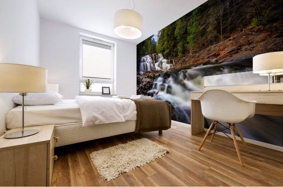 Houston Brook Falls Mural print