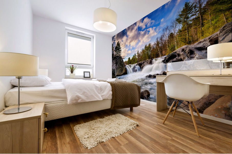 Swift River Falls Mural print