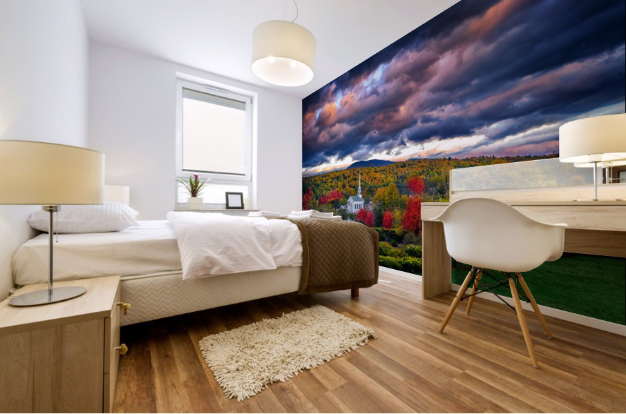 Stowe Autumn Mural print