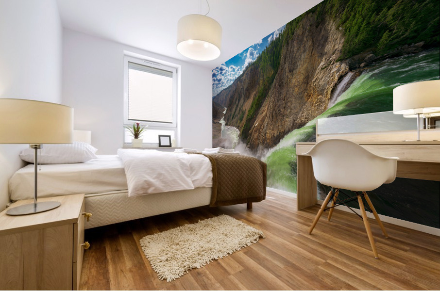 On the Brink Mural print