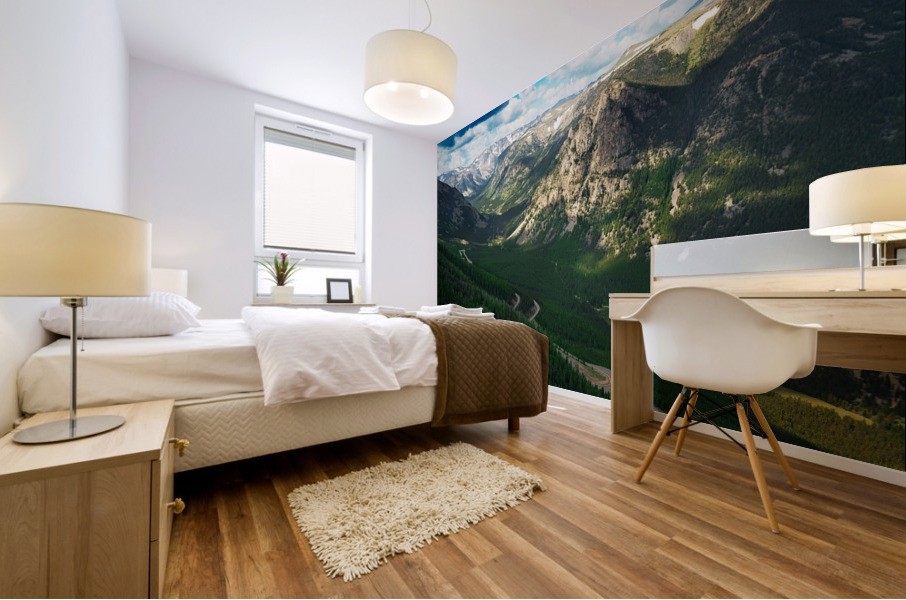 Hellroaring Canyon Mural print