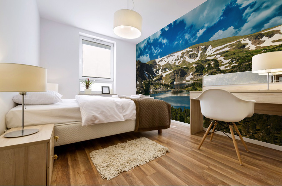 Twin Lakes Mural print