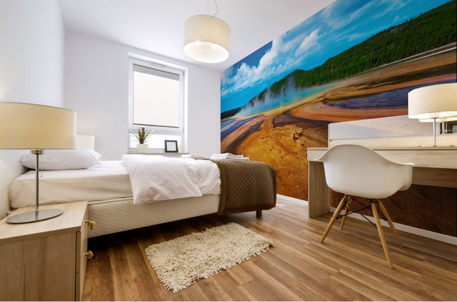 Grand Prismatic Spring Mural print