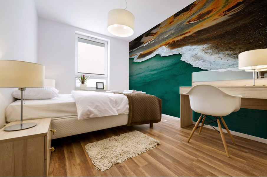 Emerald & Amber Mural print