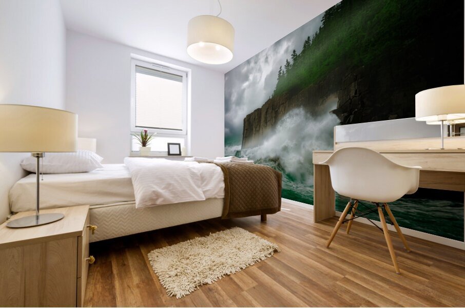 The Raging Storm Mural print