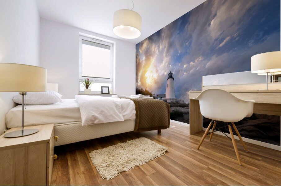 Gathering Clouds Redux Mural print