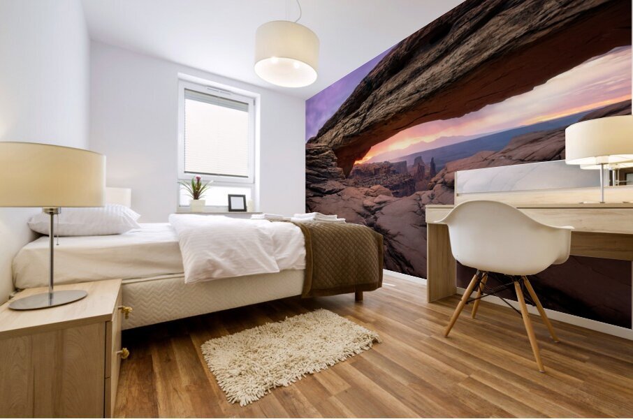 Dawn at Mesa Arch Mural print