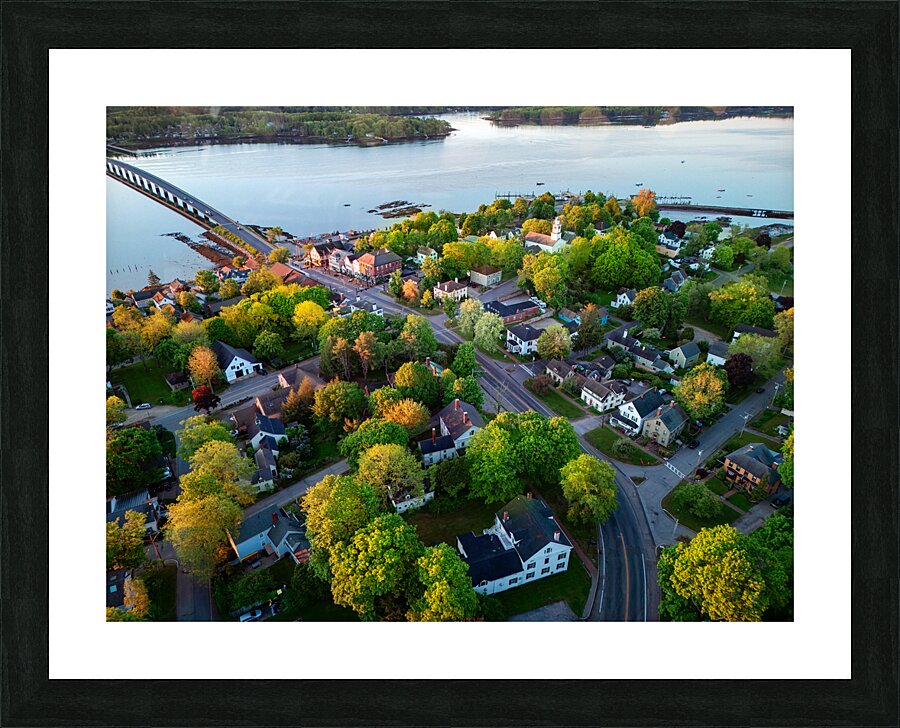 Downtown Wiscasset Picture Frame print