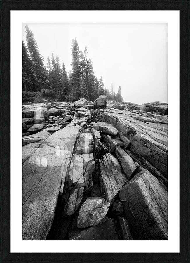 Granite & Pine Picture Frame print