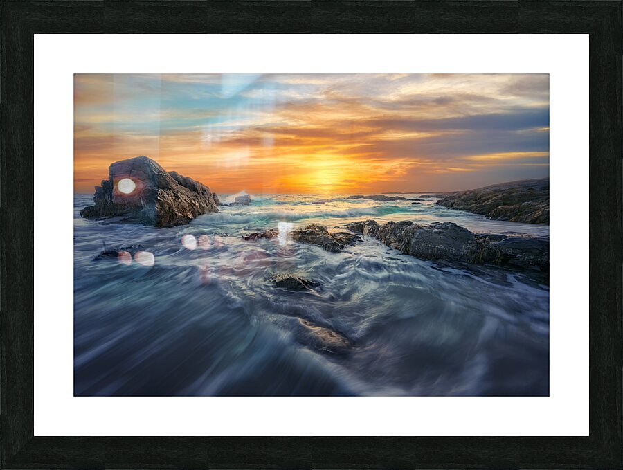 Summer Sunrise in Ogunquit Picture Frame print