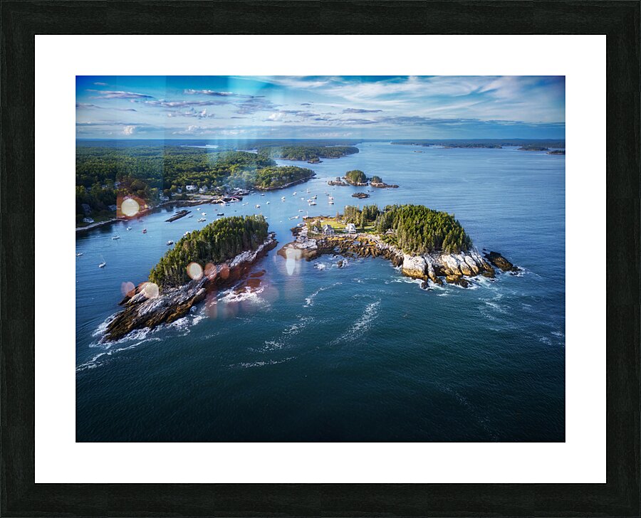 Five Islands Picture Frame print