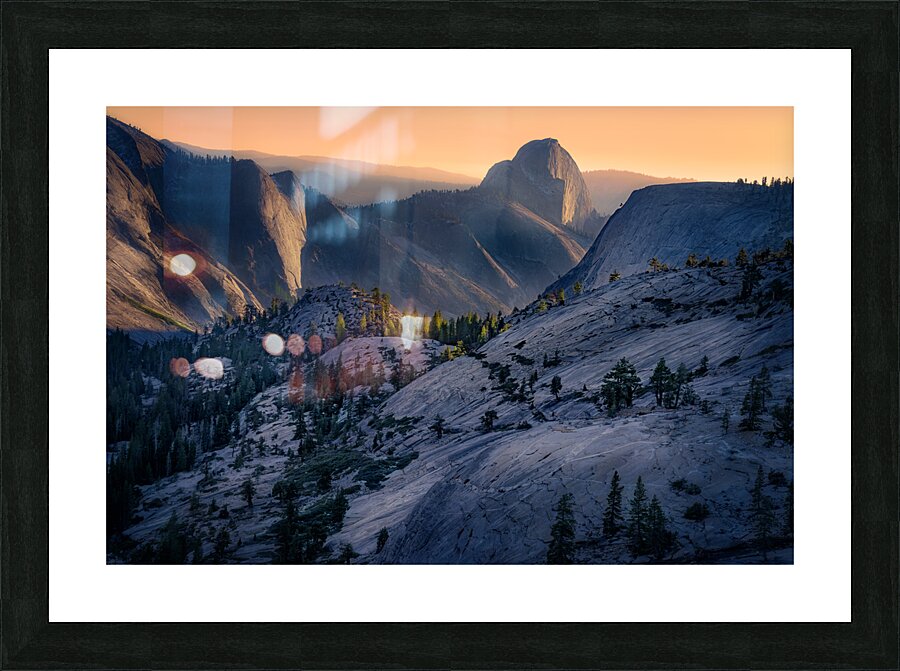 View from Olmstead Point Picture Frame print