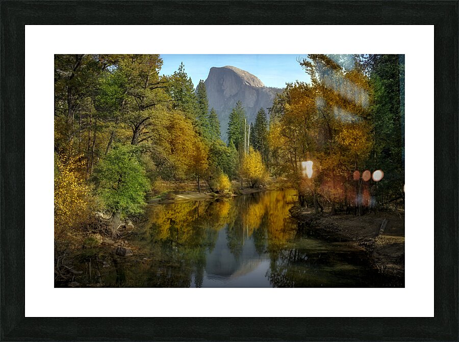 Half Dome & The Merced Picture Frame print
