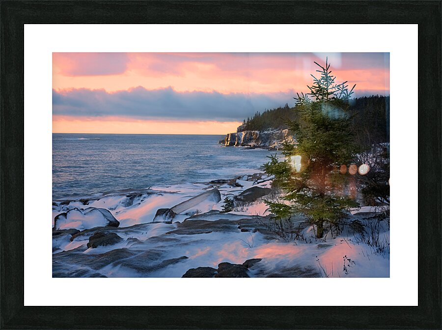 Winter Sunrise Picture Frame print
