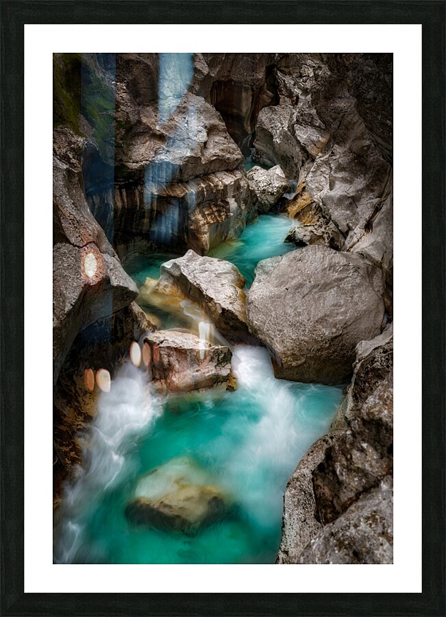 Great Soča Gorge III Picture Frame print