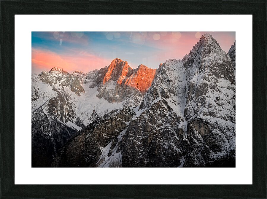 Škrlatica Picture Frame print