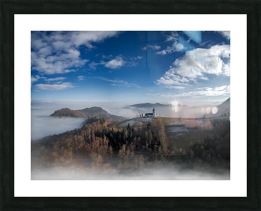 Sanctuary in the Clouds Picture Frame print