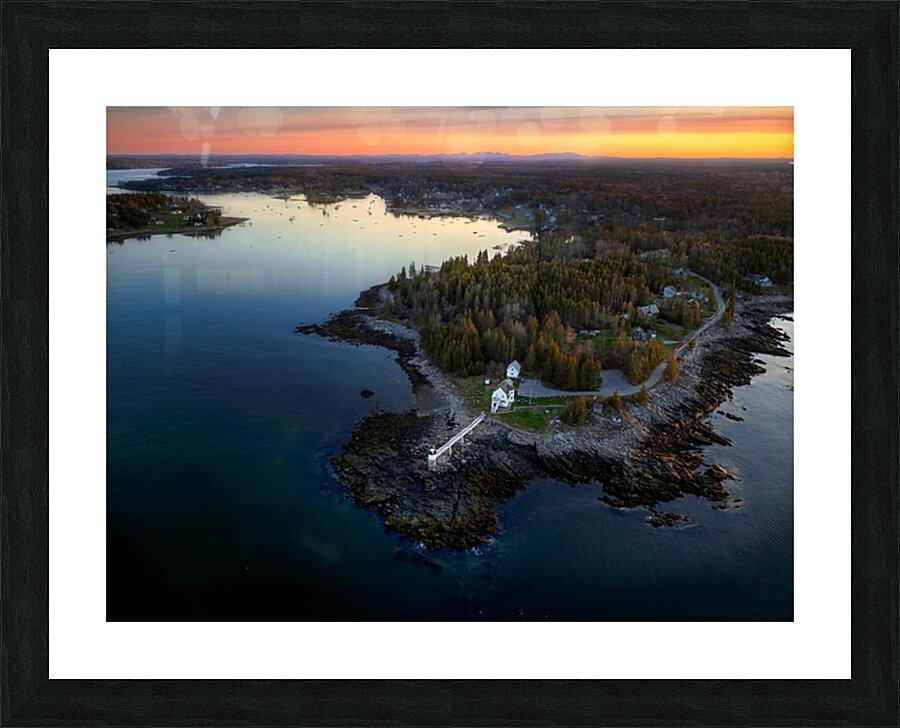 First Light at Marshall Point Picture Frame print