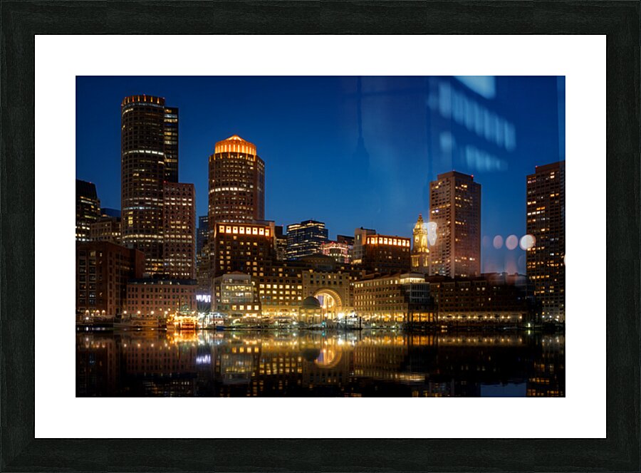 Twilight at Fan Pier Boston Picture Frame print