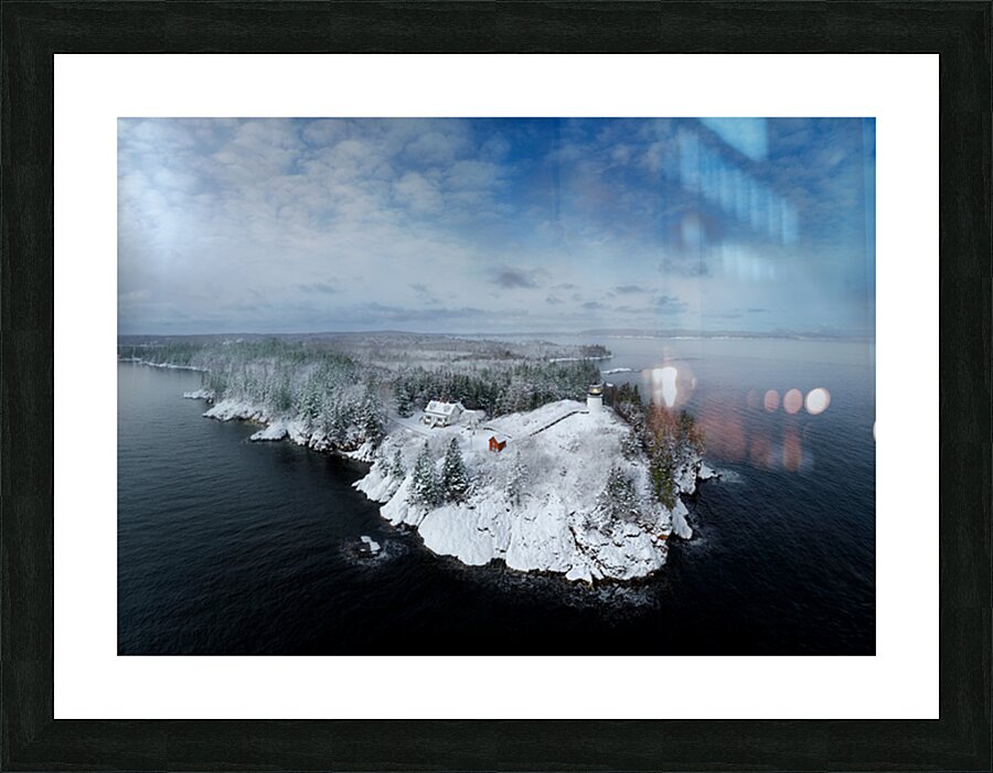 Winter Morning at Owls Head Picture Frame print