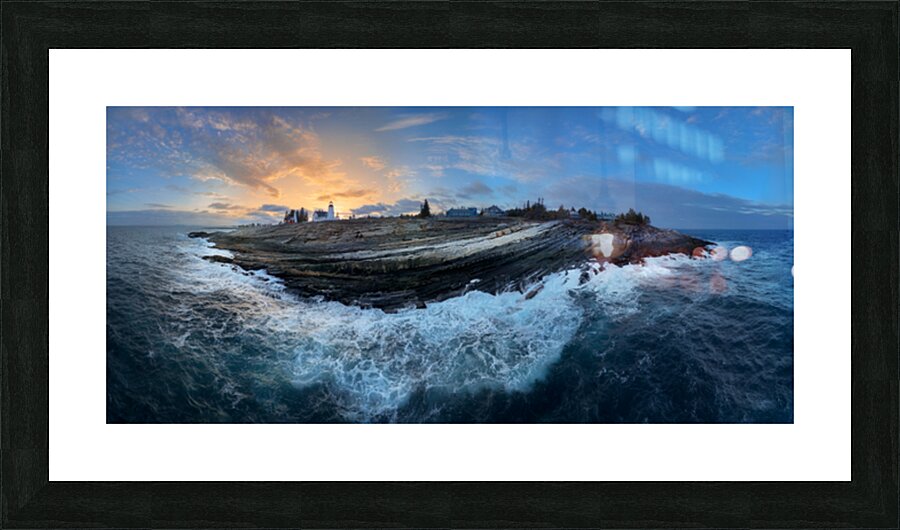 Pemaquid Sunset Picture Frame print