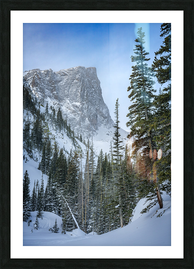 Rocky Mountain Monolith Picture Frame print