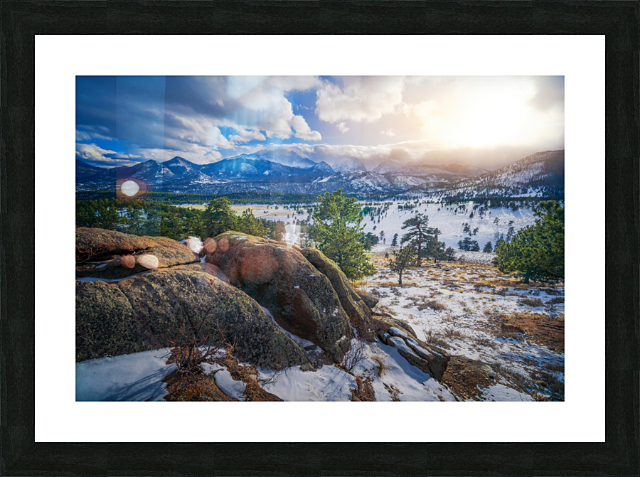 Across the Valley Picture Frame print