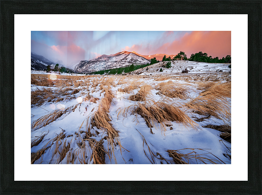 Winter on the Plain Picture Frame print