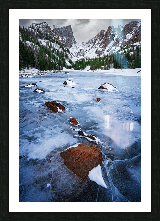 A Winters Dream Picture Frame print