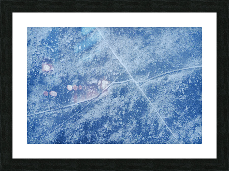Ice Abstract II Picture Frame print