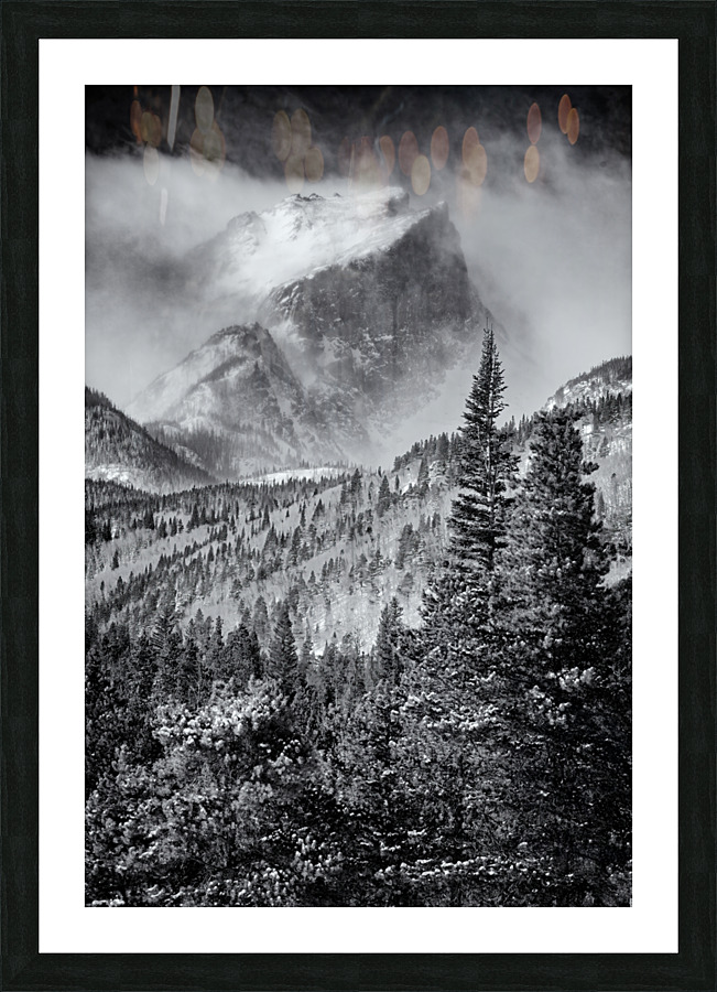 Hallett Peak Picture Frame print
