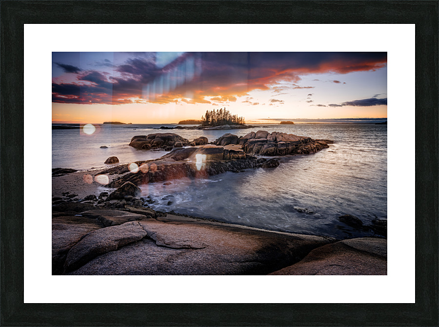 Deer Isle Sunset Picture Frame print