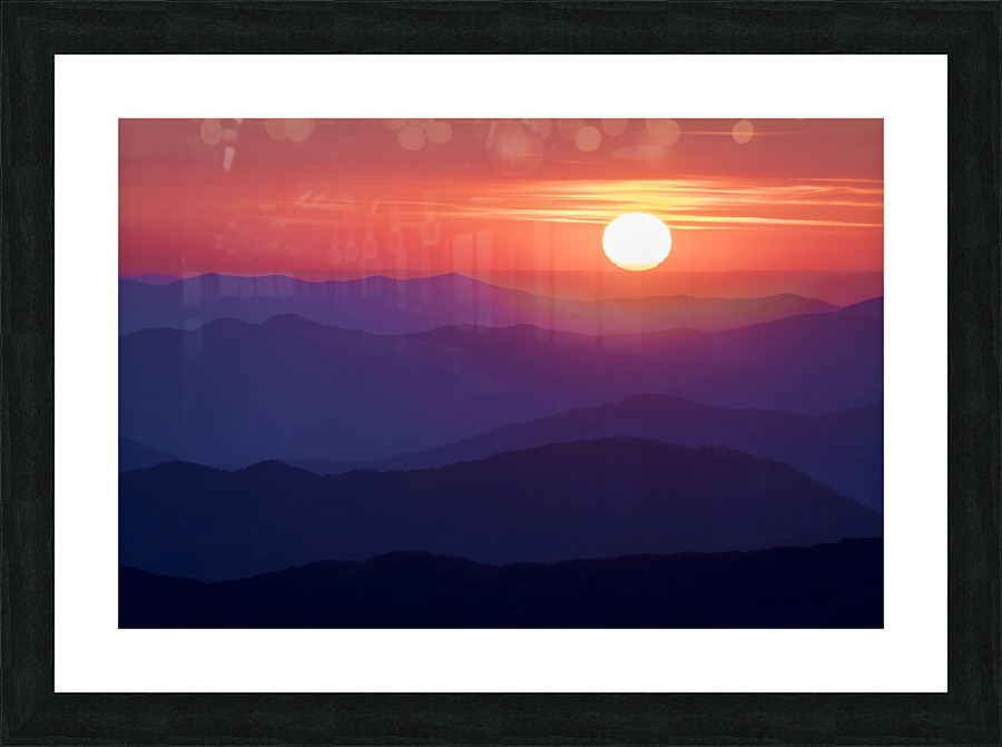 Appalachian Sunset Picture Frame print