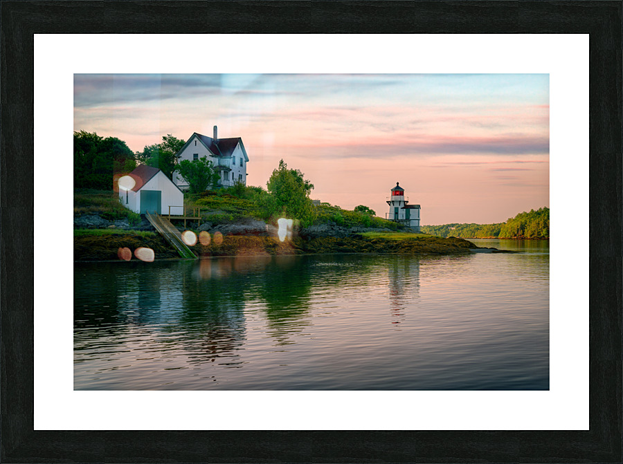 Morning at Squirrel Point Picture Frame print