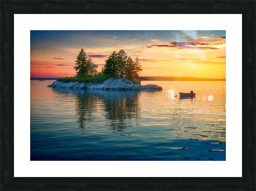 Sunset Reset Picture Frame print