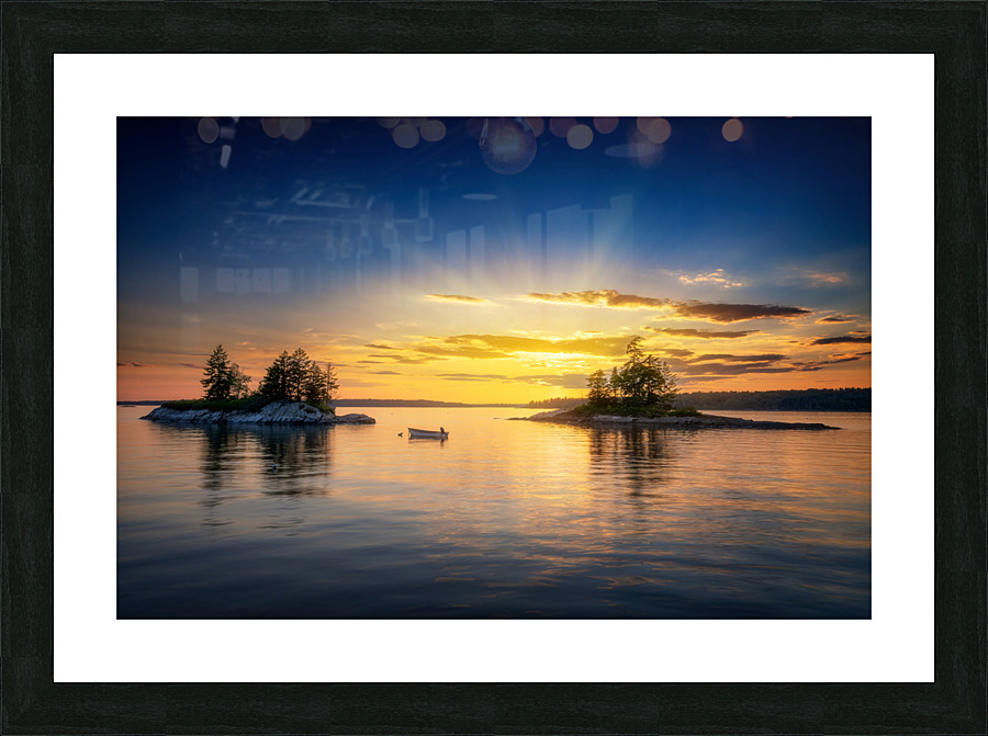 Beyond The Sundown Picture Frame print