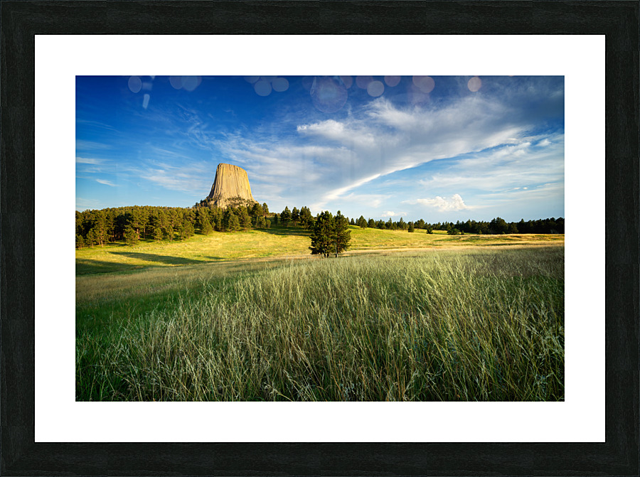 Devils Tower Picture Frame print