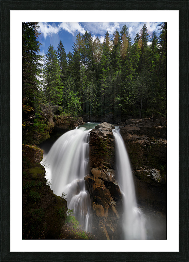 Nooksack Falls Picture Frame print