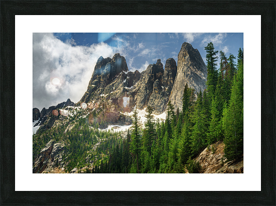 Above Washington Pass Picture Frame print