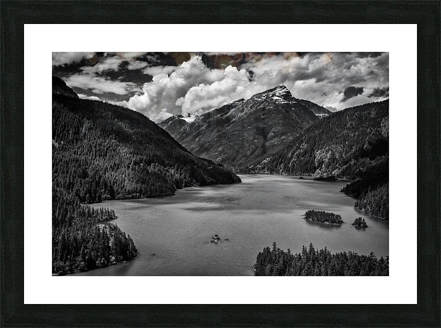 Diablo Lake Picture Frame print