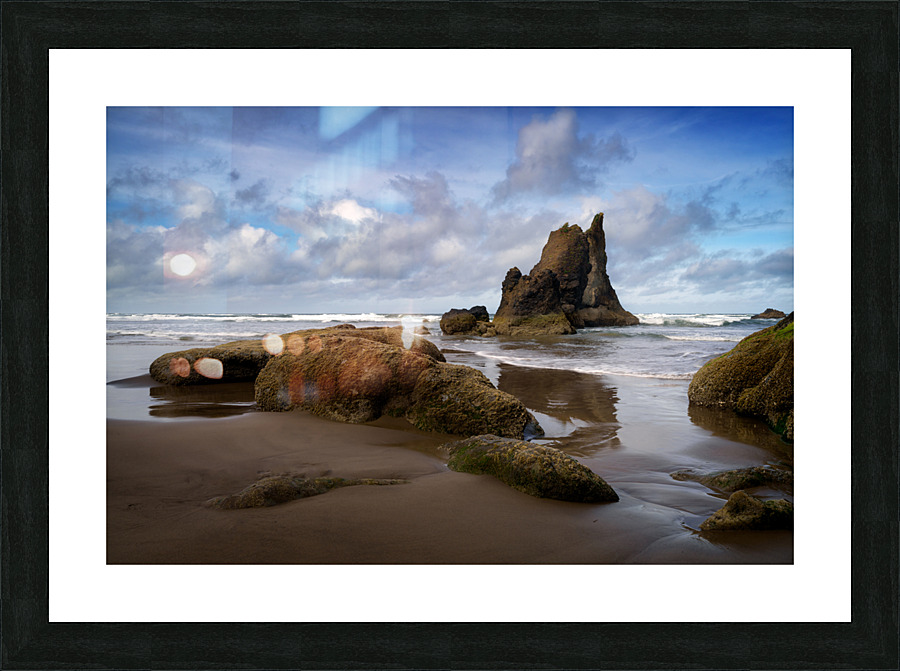 Arcadia Beach Picture Frame print