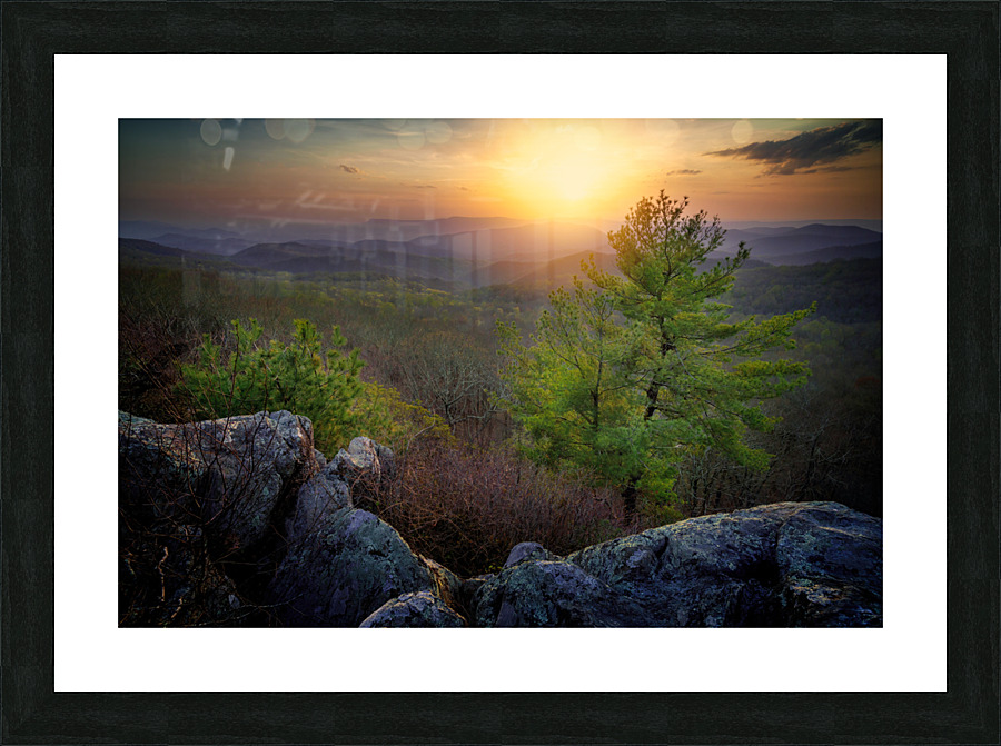 The Valley Beyond Picture Frame print