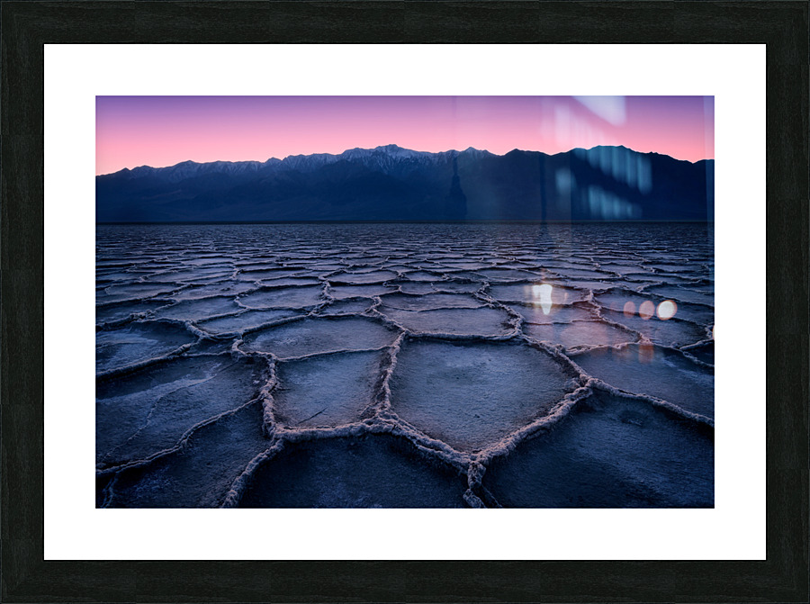 Badwater Twilight Picture Frame print
